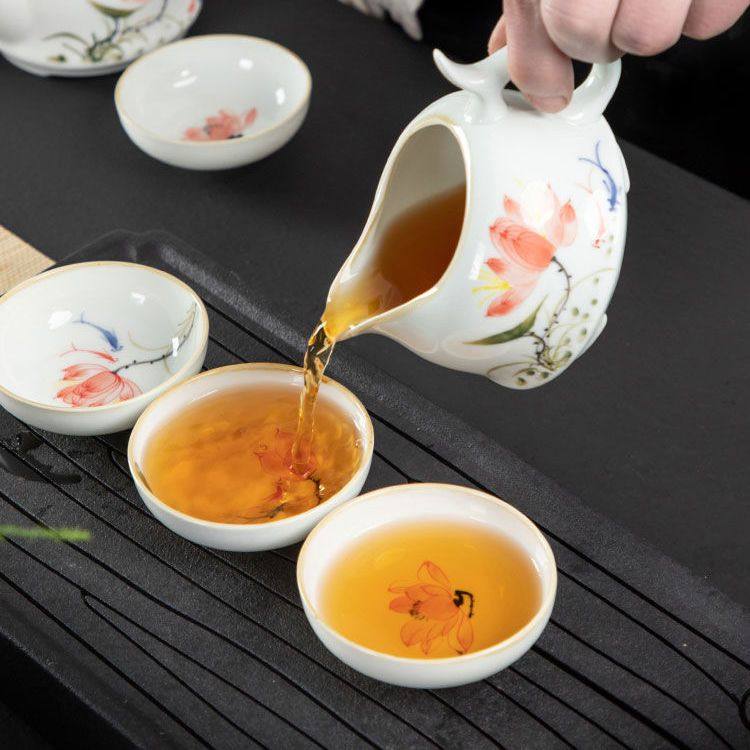 手绘公道杯陶瓷功夫茶具配件清仓家居大号家用茶海分茶器,淘宝优惠券,粉丝福利购,淘宝优惠卷