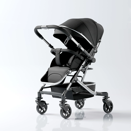 flykids Детская амортизирующая коляска с сидением для новорожденных, можно сидеть и лежать