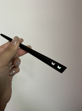 一簪挽原创螺钿牛角蝴蝶发簪高级感新中式簪子女日常简约汉服款式