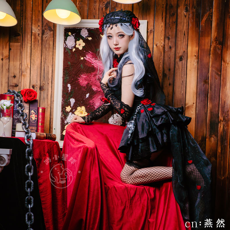 第五人格cos心理学家长夜cosplay全套服装女装cos动漫鞋子假发-图3