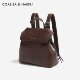 Hong Kong purchasing agent for waxed leather backpack women's knotted backpack