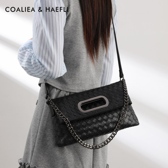 Hong Kong purchasing woven folding bag high-end armpit bag