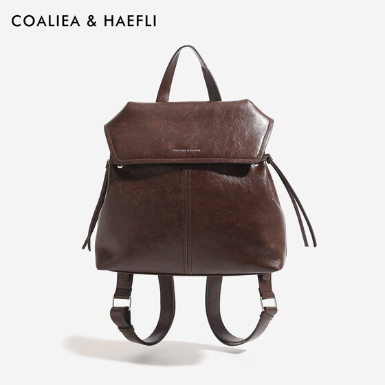 Hong Kong purchasing agent for waxed leather backpack women's knotted backpack