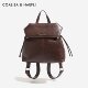 Hong Kong purchasing agent for waxed leather backpack women's knotted backpack