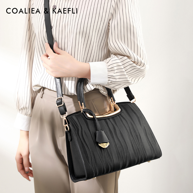 母亲节礼物高级感妈妈包包女式2025新款大气手提包通勤单肩斜挎包 - 图2