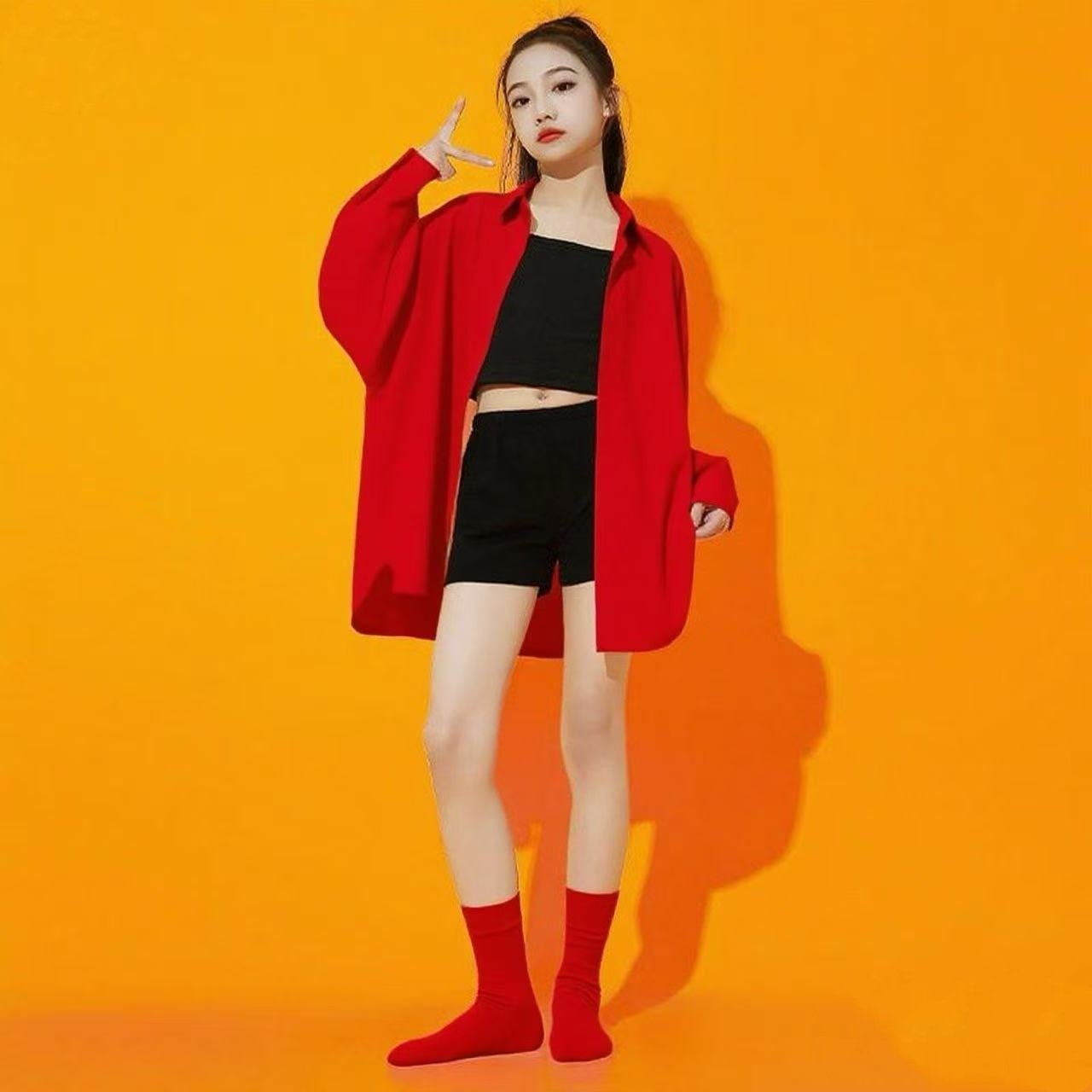 儿童现代舞演出服像梦一样大码雪纺白色衬衫女如愿古典中国舞团服,淘宝优惠券,粉丝福利购,淘宝优惠卷