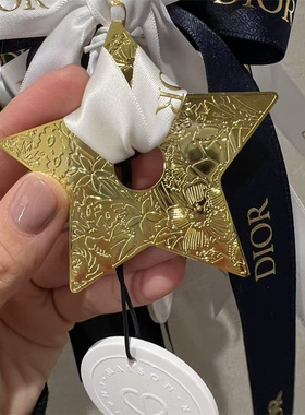 Dior/迪奥 车载香氛蝴蝶结丝带黑白香薰片挂件扩香石礼盒装无香味