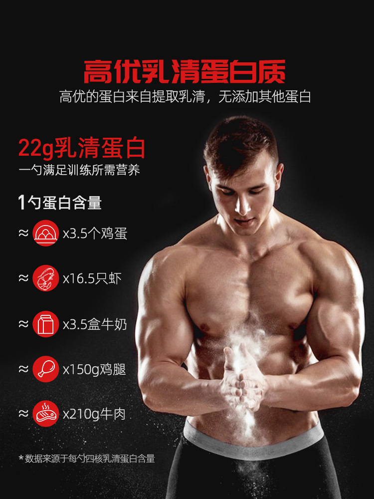 加拿大MUTANT铁血魔兽四核乳清蛋白质粉whey男女增肌粉增重5磅pro - 图1