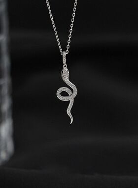 s925纯银项链女法老的宠妃灵蛇气质冷淡风项链个性小众厂家直销