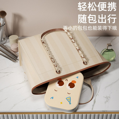 随身便携智能高清带led灯折叠妆小化妆镜网红学生宿舍桌面镜子ins - 图2