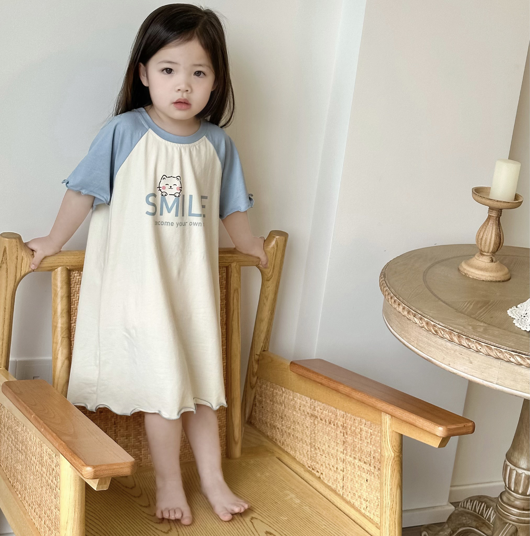 女童睡裙夏款纯棉儿童睡衣裙夏季薄款2025新款公主风女宝宝春夏天,淘宝优惠券,粉丝福利购,淘宝优惠卷