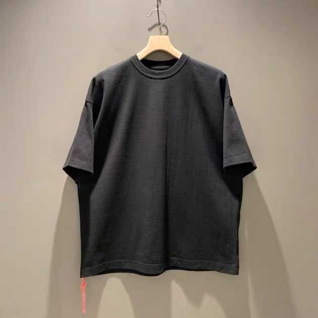 BEAMS JAPAN TEE 富士山卡通图案日系重磅宽松情侣红绳短袖T恤男 - 图1