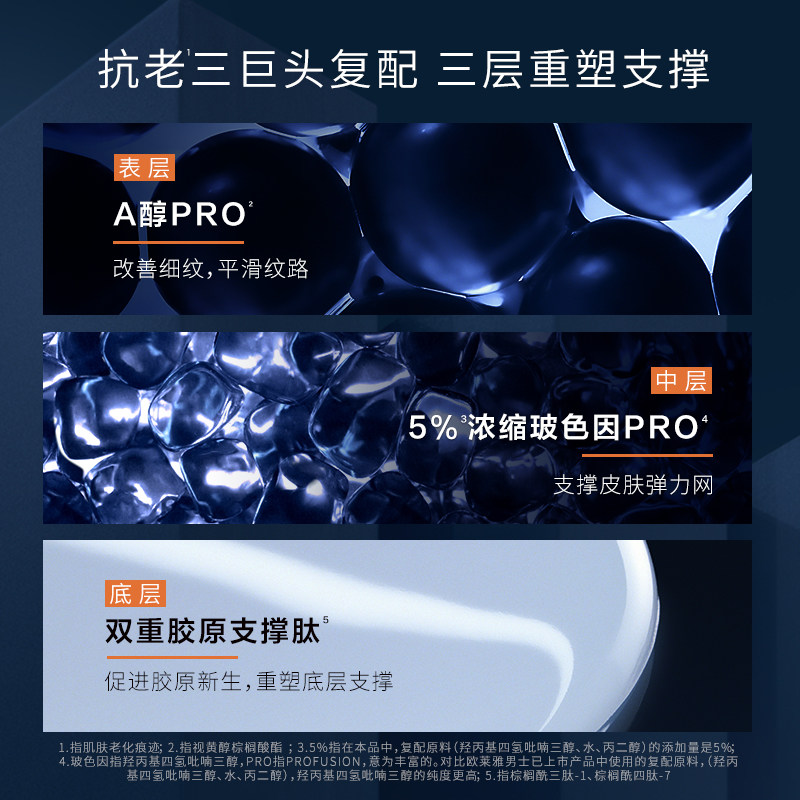 欧莱雅男士紧致护肤品套装精华a醇 欧莱雅男士男士护理套装