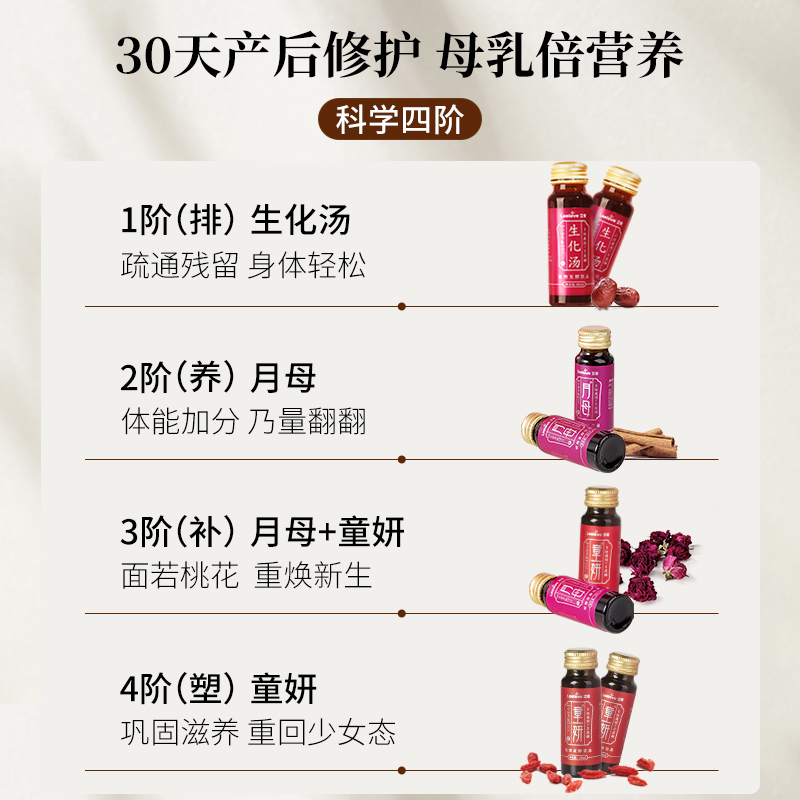 30天月子水月子餐营养餐产后套餐生化汤调理恢复营养坐月子补品