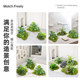 Internet celebrity simulation green plants simulation landscaping green plant combination under the stairs landscaping window corner interior decoration layout