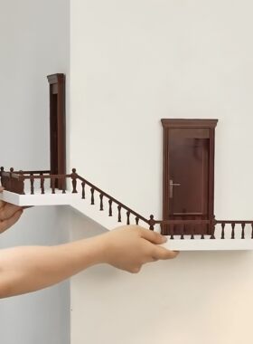 转角模型展示架免打孔挂
