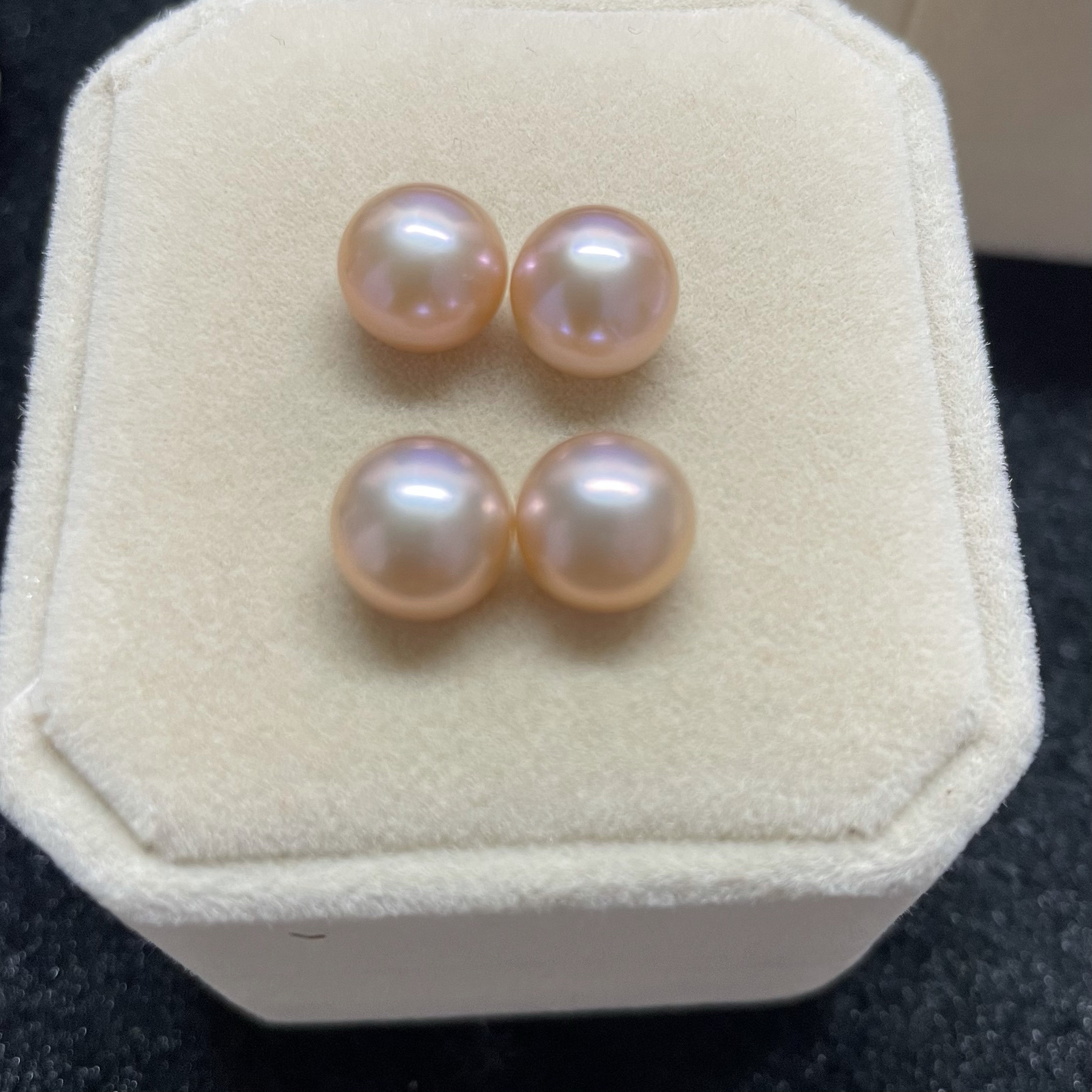 稀有天然金属怪色白色青光极强光无核淡水珍珠耳钉 诸暨珍珠耳饰,淘宝优惠券,粉丝福利购,淘宝优惠卷