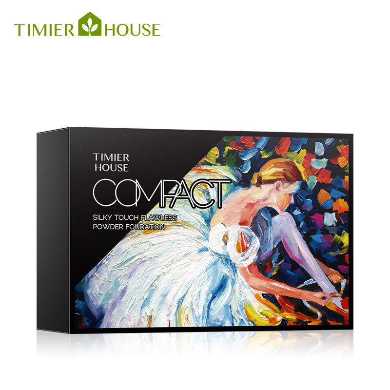 婷美小屋两用粉饼遮瑕控油防水定妆 婷美小屋粉饼