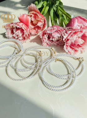 极光18k金珍珠项链