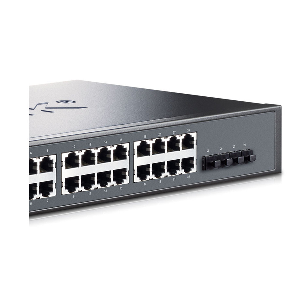 普联TP-LINK TL-SG5428全千兆三层交换机24口电4光网管云管理IPV6网络监控核心层端口汇聚环网DHCP服务器VLAN,淘宝优惠券,粉丝福利购,淘宝优惠卷