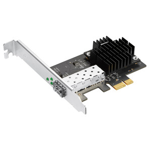 普联TP-LINK TL-NT521F万兆PCIe有线光网卡SFP+光口10G千兆SFP台式机电脑服务器PCI-E网络接口转换器高速光纤