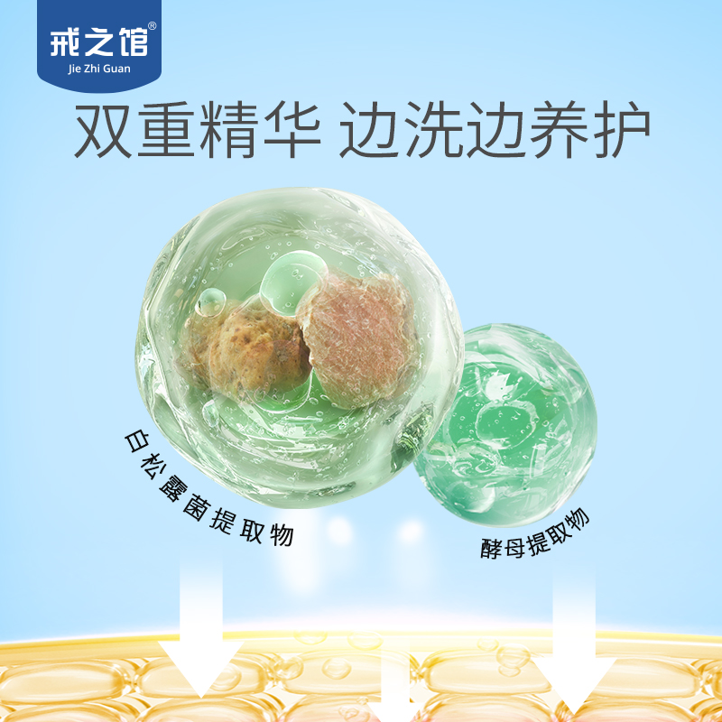 戒之馆婴儿沐浴露洗发水二合一宝宝专用洗护爽身露儿童洗发沐浴乳