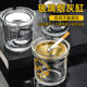 Trendy multifunctional household crystal glass ashtray