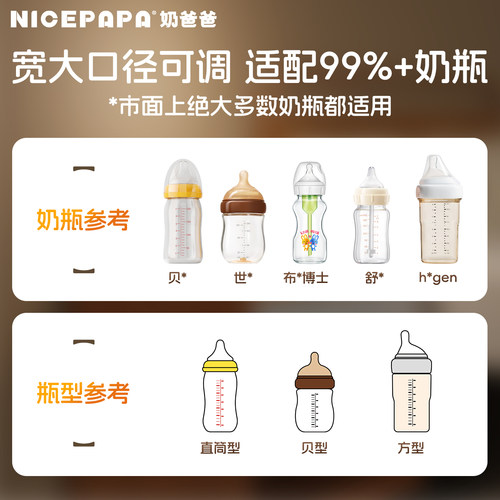 奶爸爸恒温奶瓶保温套便携式温奶器外出热奶暖奶神器加热套蓄电款 - 图3