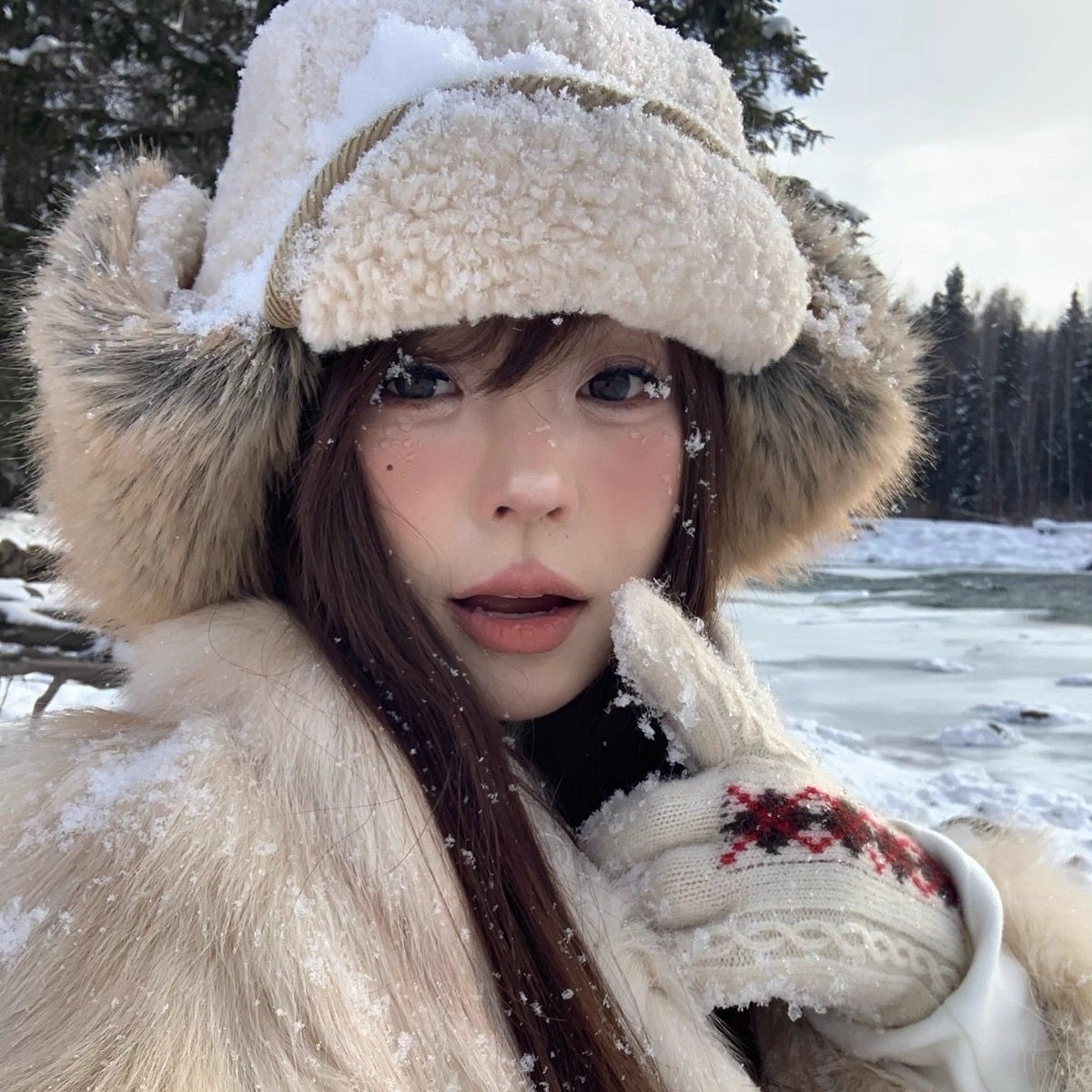 -东北-2026新款时尚百搭秋冬护耳包头帽韩版保暖系带保暖帽,淘宝优惠券,粉丝福利购,淘宝优惠卷