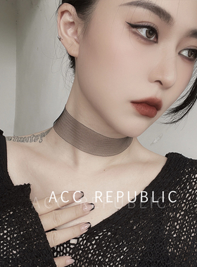 短款脖装饰项链简约柔软颈带