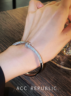 手镯钉子手镯铜欧美女