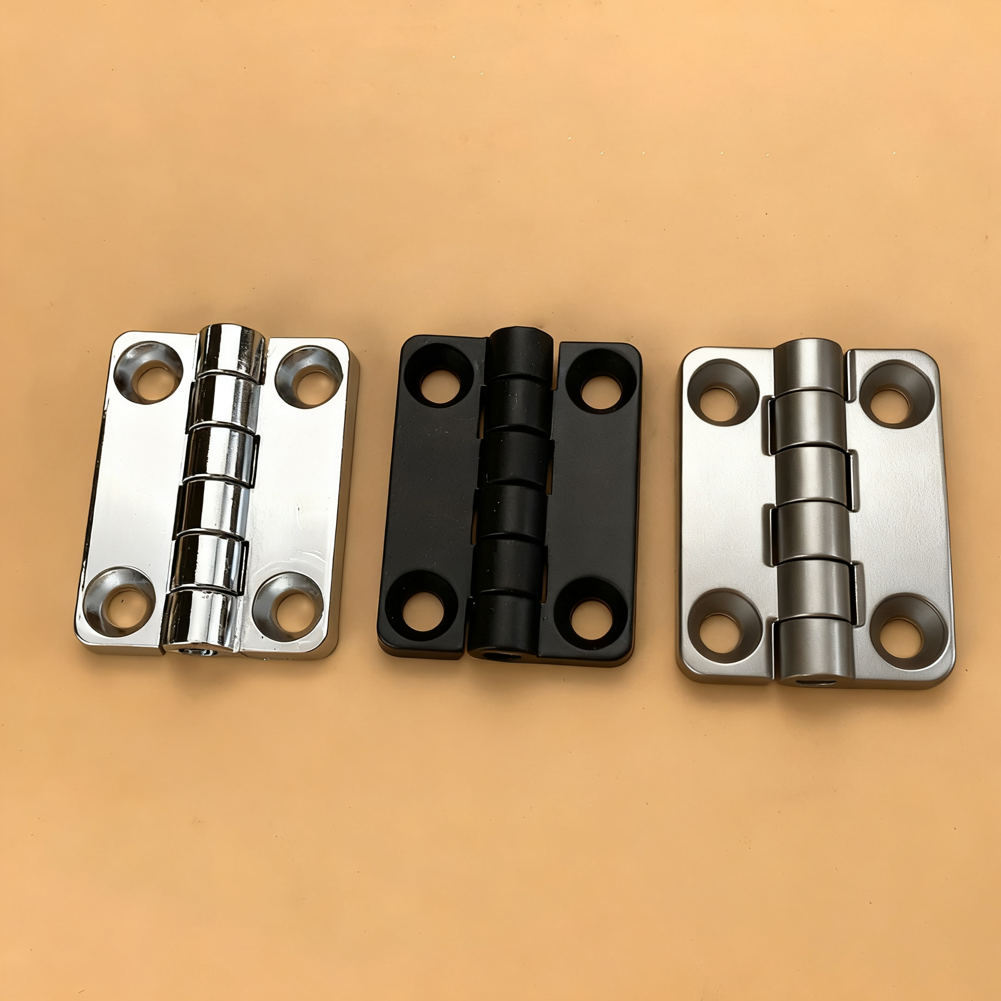 海坦不锈钢 CL209-1-2黑白铰链 HL009 铁皮柜开关柜 动力机柜合页 - 图0