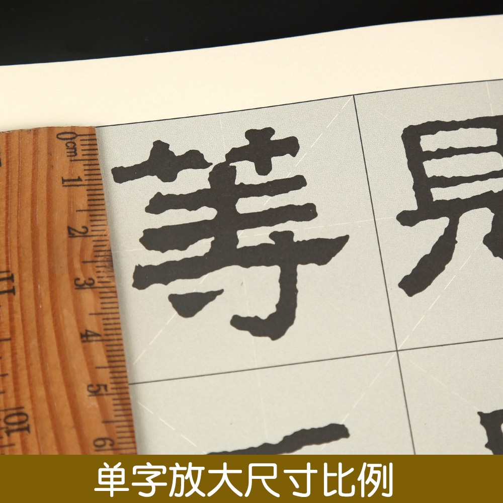 张迁碑集字古文 中国历代名碑名帖集字系列丛书 陆有珠 隶书毛笔字帖书法临摹碑帖米字格 桃花源记小石潭记 安徽美术出版社 - 图3