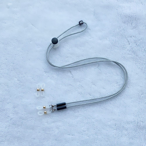 手工结实眼镜链简约眼镜防丢绳口罩挂链旅游老花眼镜绳可调节链子 - 图2