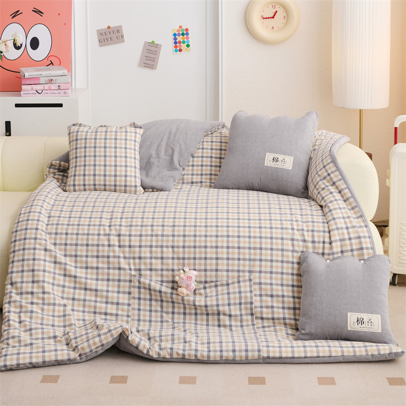 抱枕被子两用纯棉二合一车载靠垫被办公室午睡沙发空调被车载四季,淘宝优惠券,粉丝福利购,淘宝优惠卷