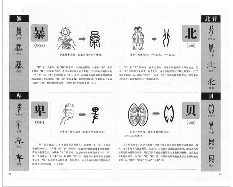 正版图解 说文解字 全2册画说汉字1000个汉字的故事许慎著中国汉字演变过程精辟图说有故事的汉字详解图解字典语言文字 读乐尔图书专营店