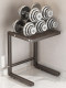 Kitchen countertop air fryer storage rack