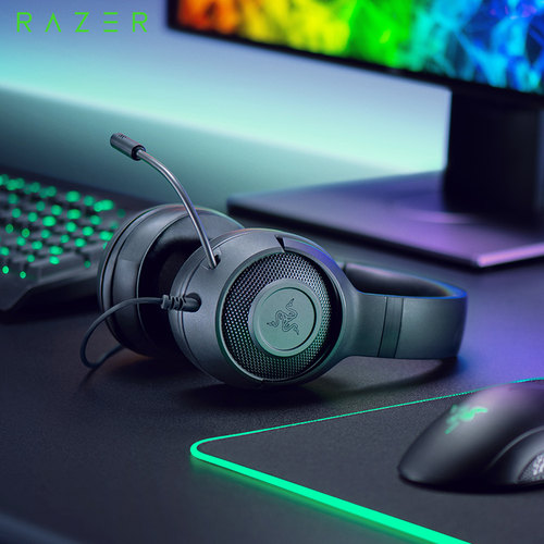 Razer/雷蛇 北海巨妖标准版X头戴式耳机7.1声道电竞游戏电脑耳麦 - 图2