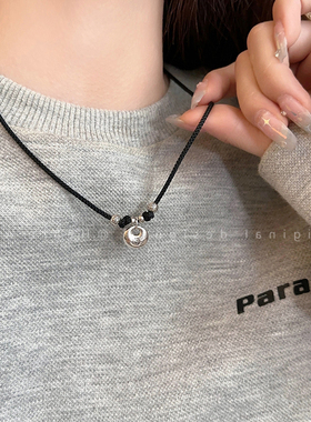 编织简约国风民族风新中式锁骨链