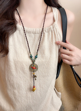 波西米亚蝴蝶长款项链2025热卖