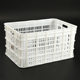 40 catties large plastic frame turnover basket rectangular thickened vegetable fruit box transport egg basket storage basket