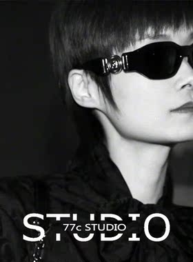 李宇春同款个性黑色墨镜女