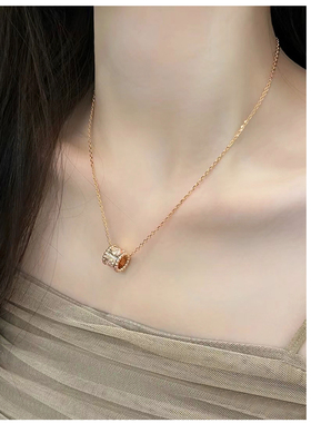 【V金工艺】 万花筒小蛮腰项链 女 锁骨链