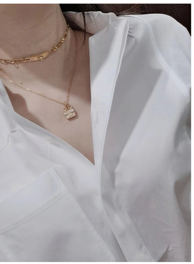 aoacts/傲徒合金锁骨链女