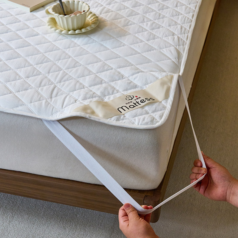 里外纯棉床护垫全棉隔脏夹棉保护垫透气防滑薄床褥棉花,淘宝优惠券,粉丝福利购,淘宝优惠卷