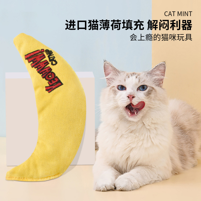 派泰乐宠物猫咪玩具胡萝卜鱼磨牙耐磨可爱内含猫薄荷 - 图0