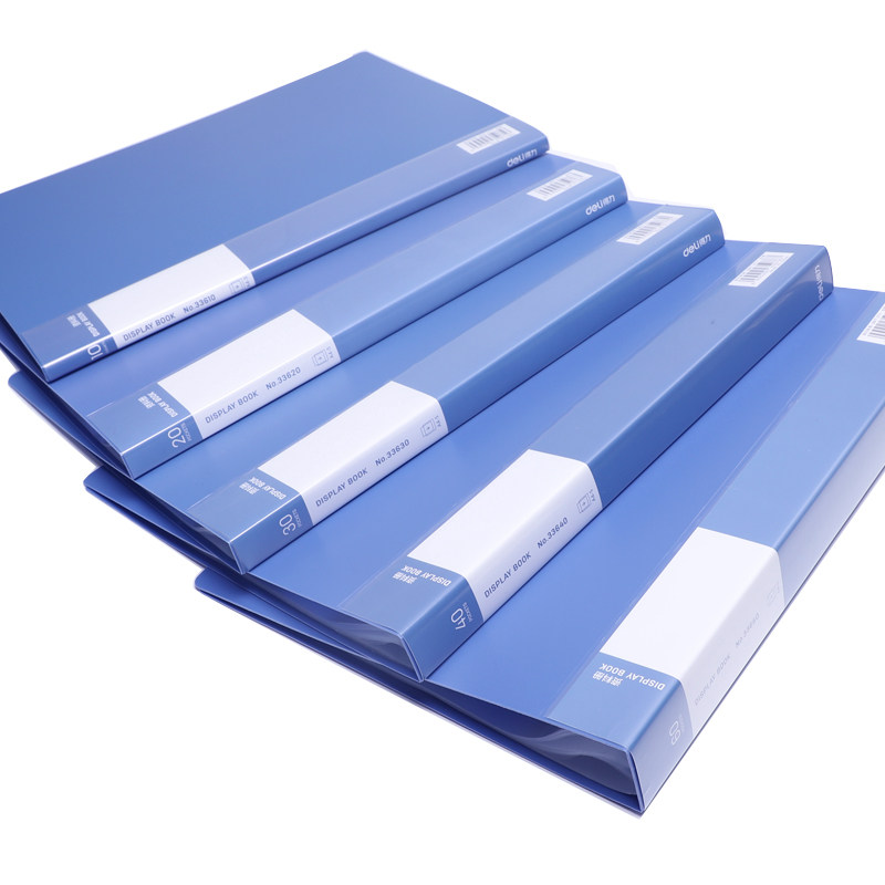 得力透明文件夹多层插页资料册学生用A4文件袋产检资料收纳册20/40/60页试卷分页夹办公奖状收集册,淘宝优惠券,粉丝福利购,淘宝优惠卷