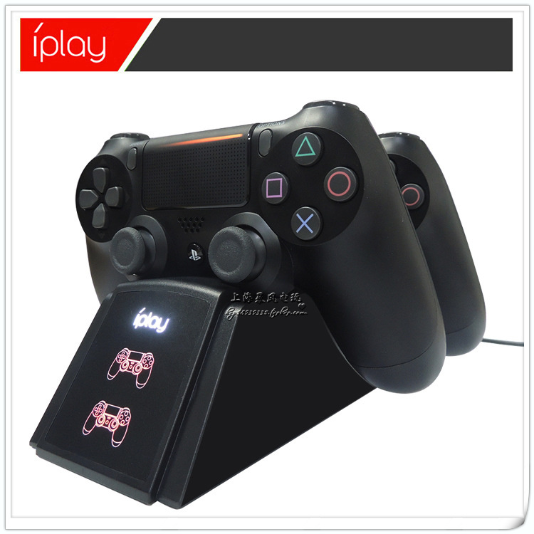 包邮 IPLAY正品原装 PS4手柄座充 PS4SLIM PRO手柄充电器 带指示 - 图1