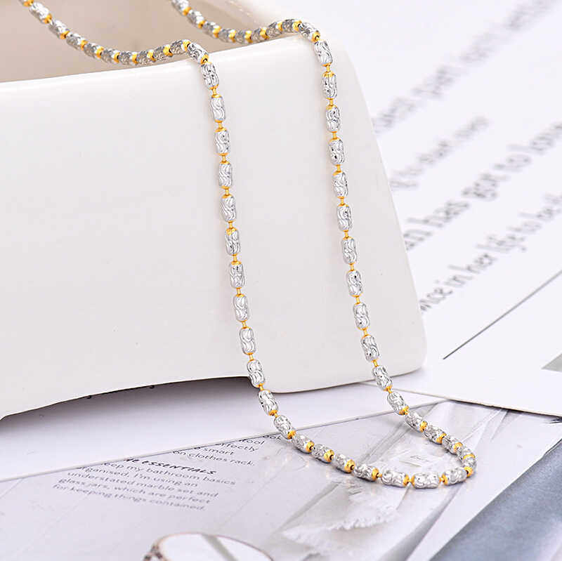 925纯银意大利拼色钻石链项链 可调节男女百搭精致爆闪轻奢毛衣链,淘宝优惠券,粉丝福利购,淘宝优惠卷