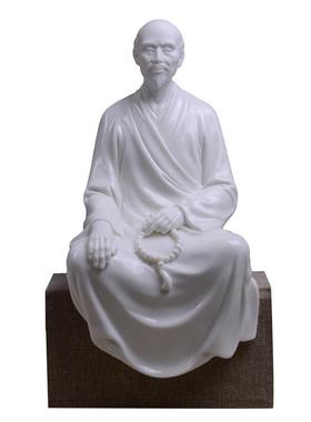 现代中式风禅意弘一法师德化陶瓷